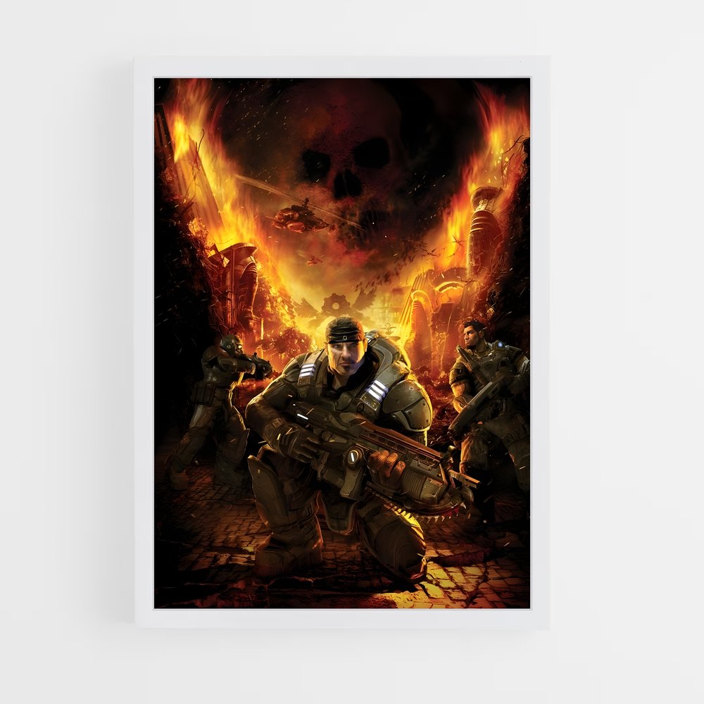 Poster Halo Wars: Heroes Unleashed – affiche Gears of war (vue 3)